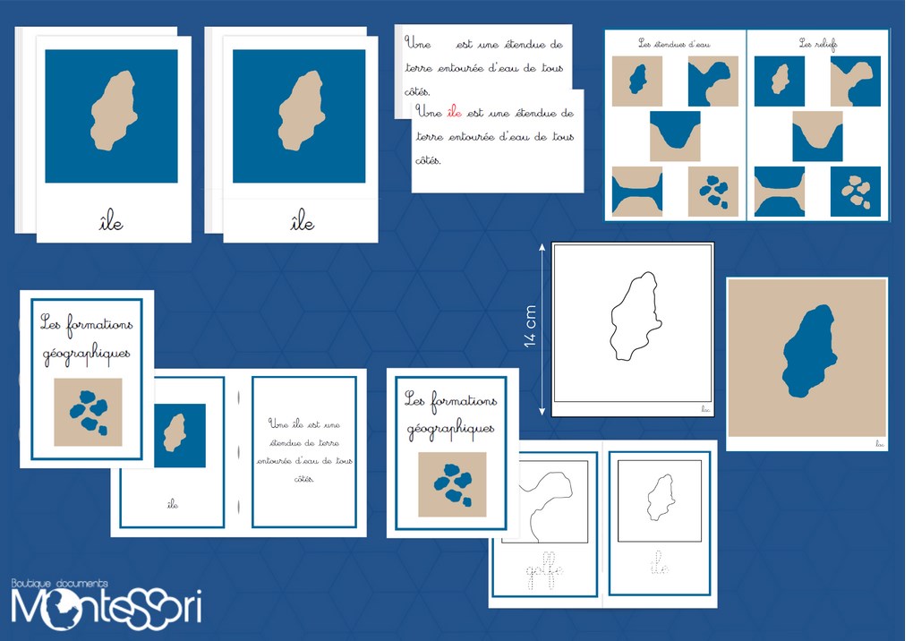 29 cartes de contraste Montessori - Montessori
